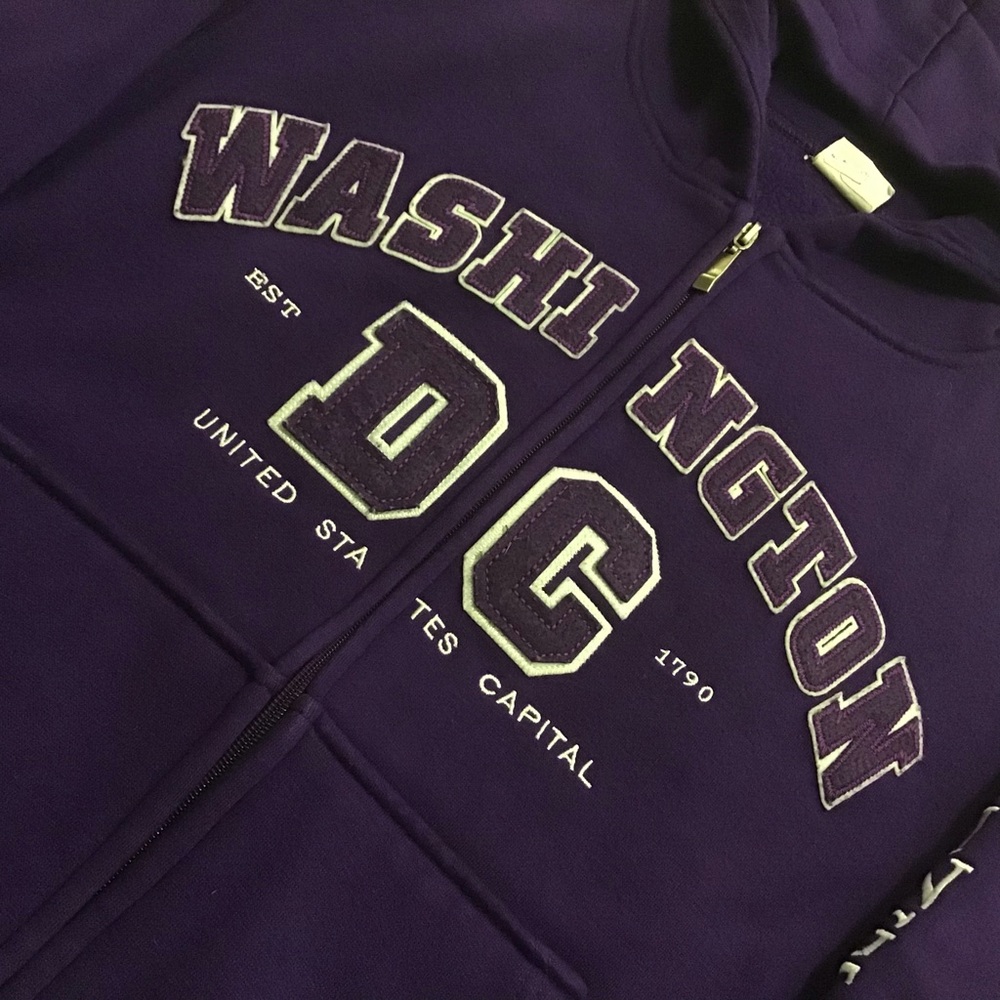 Purple Washington DC Hoodie